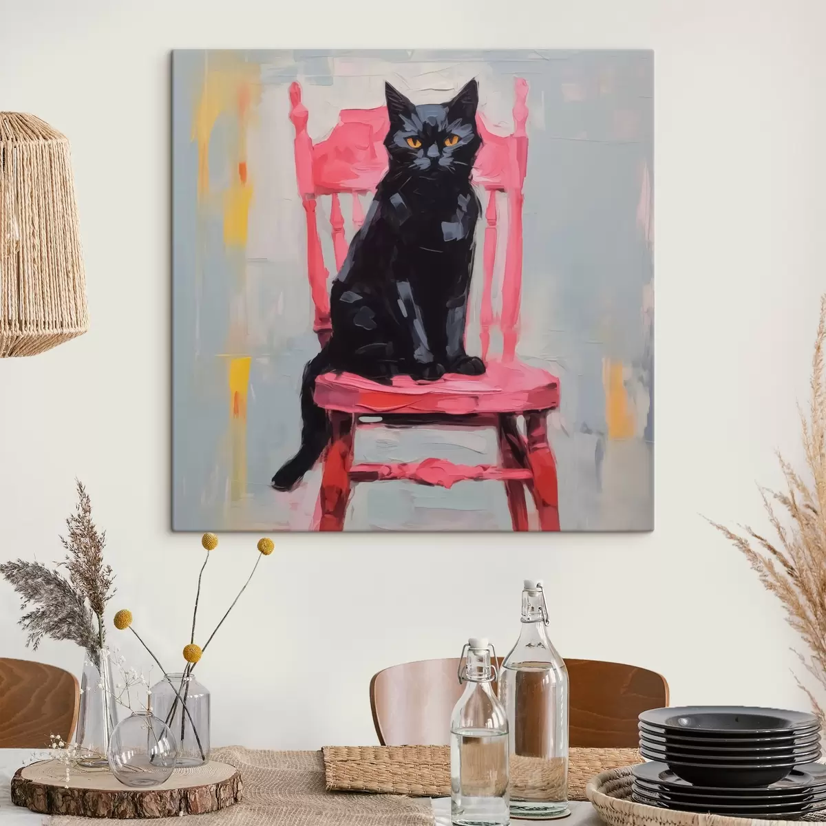 Pilt Must kass toolil s44130