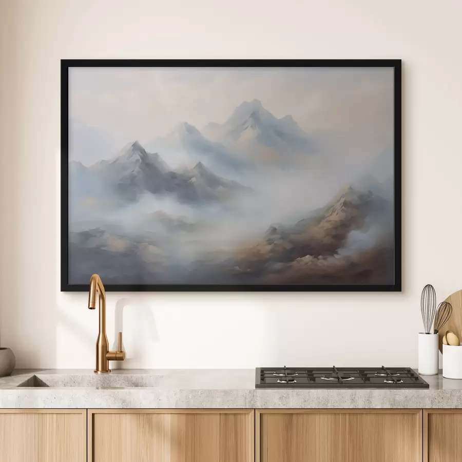 Pilt Mäed udus koidikul f44121