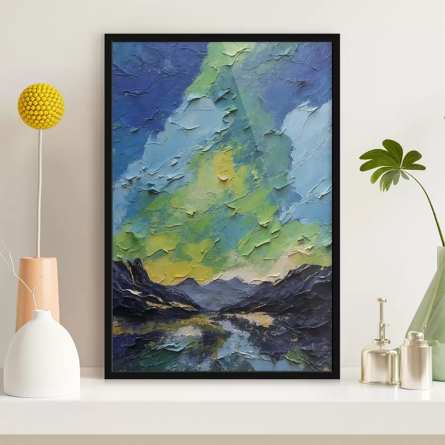 Fototapeedid Abstraktsed mäed õlimaalide stiilis f44062