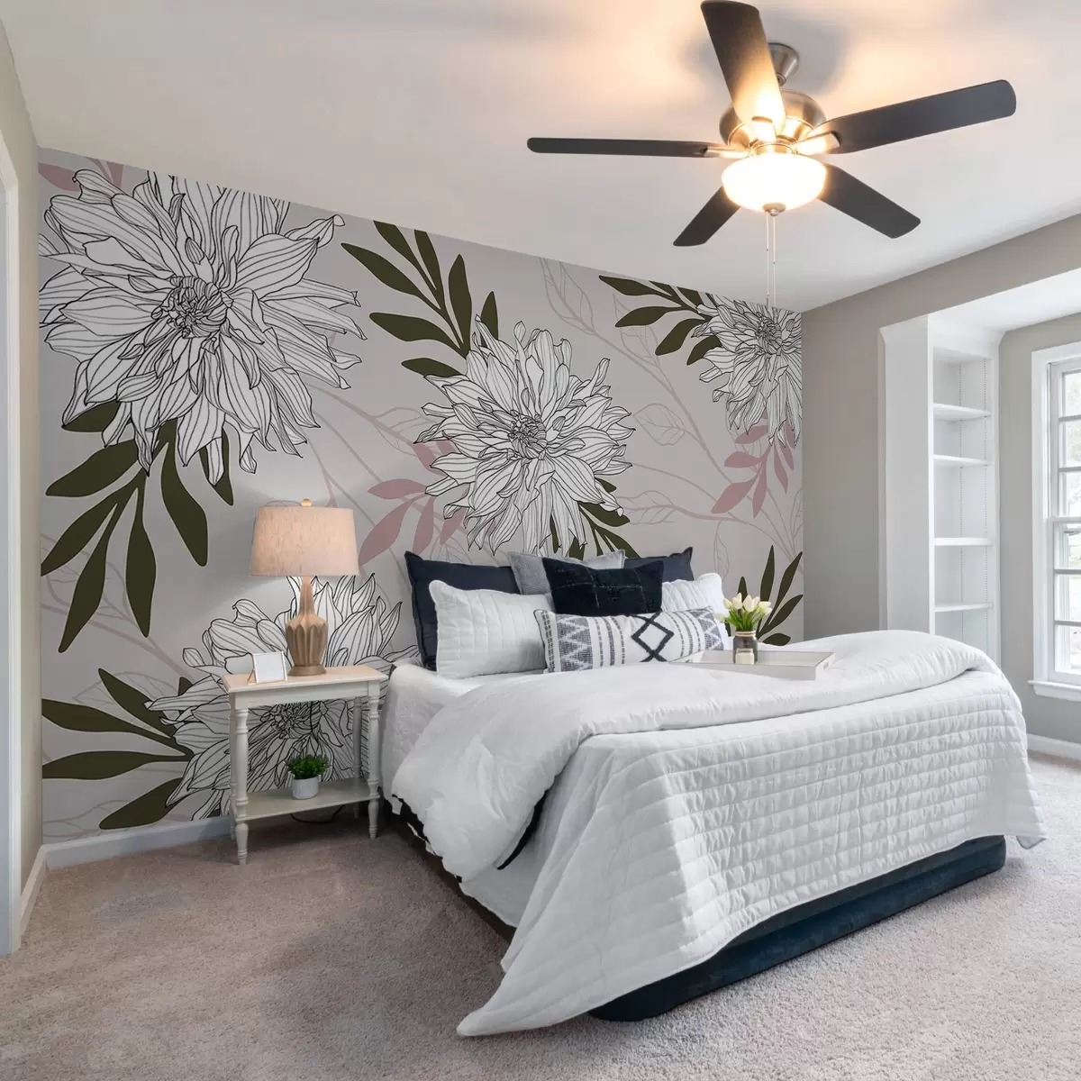 Fototapeedid Lilled ja lehed w03859