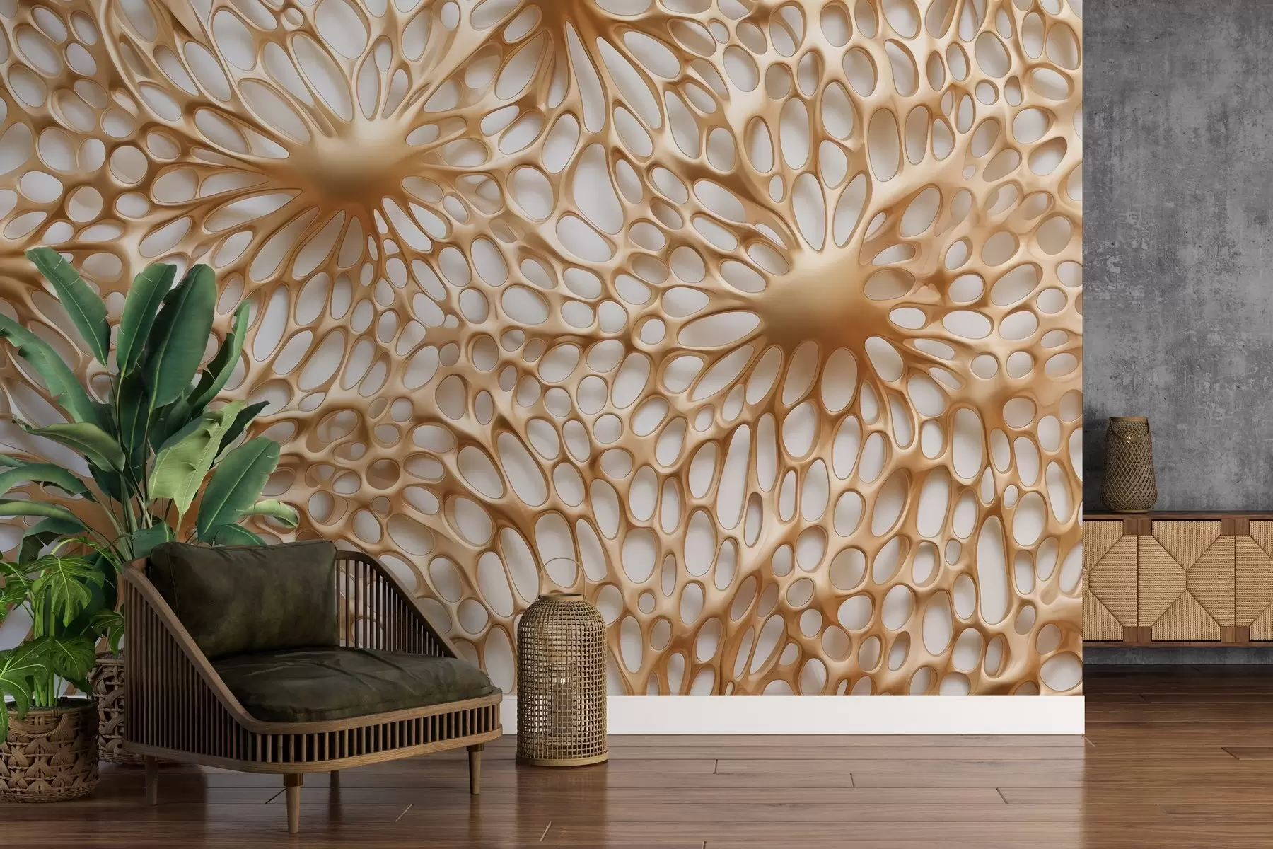 Fototapeedid Joonistatud ruumiline ämblikuvõrk w03820