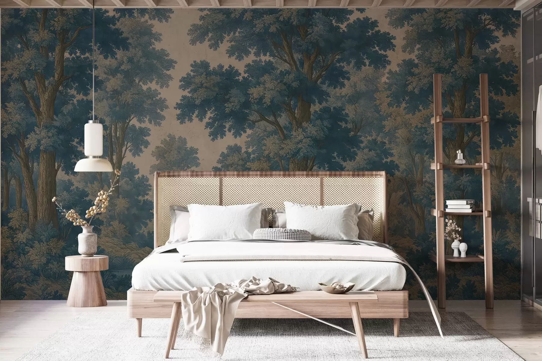 Fototapeedid Moodne pilt metsa grunge stiilis w03822