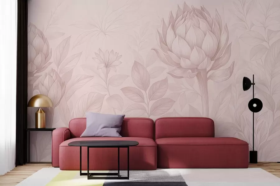 Fototapeedid Õrn bukett erinevatest taimedest w03825v2