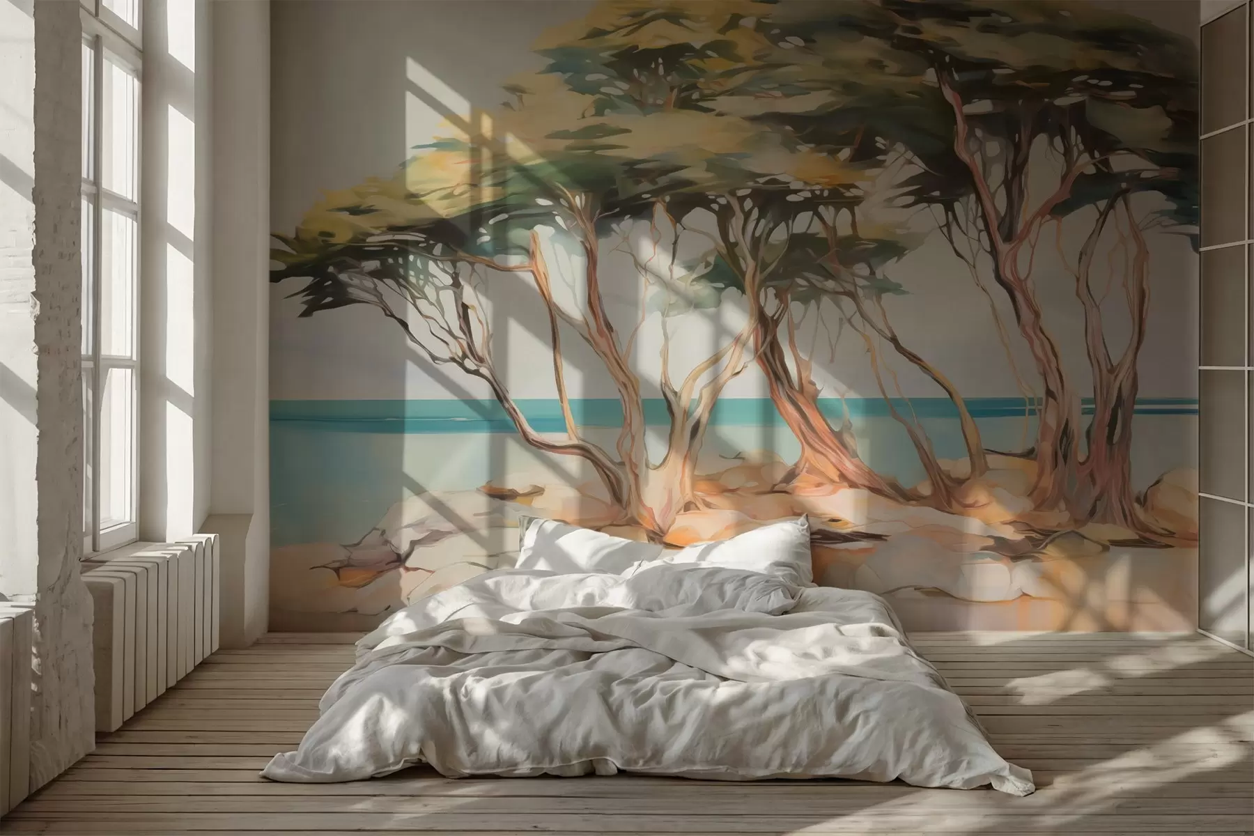 Fototapeedid Puud mere ääres w03855