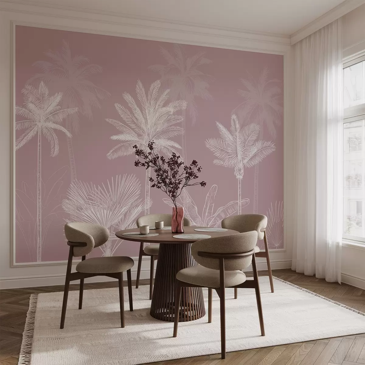 Fototapeedid Valged palmid w03831v2