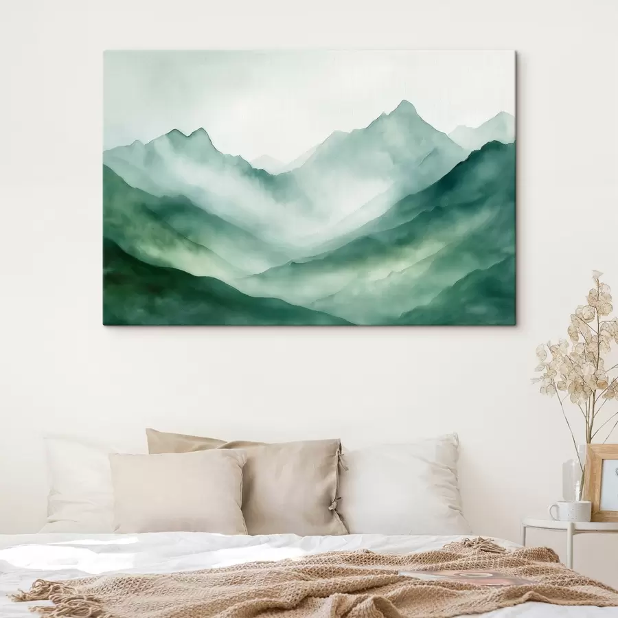 Pilt Mäed rohelistes toonides s44168