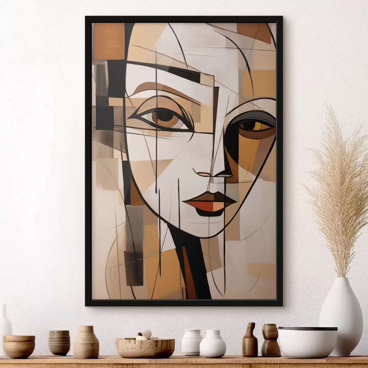 Plakat Abstraktsiooni kaks nägu f44201