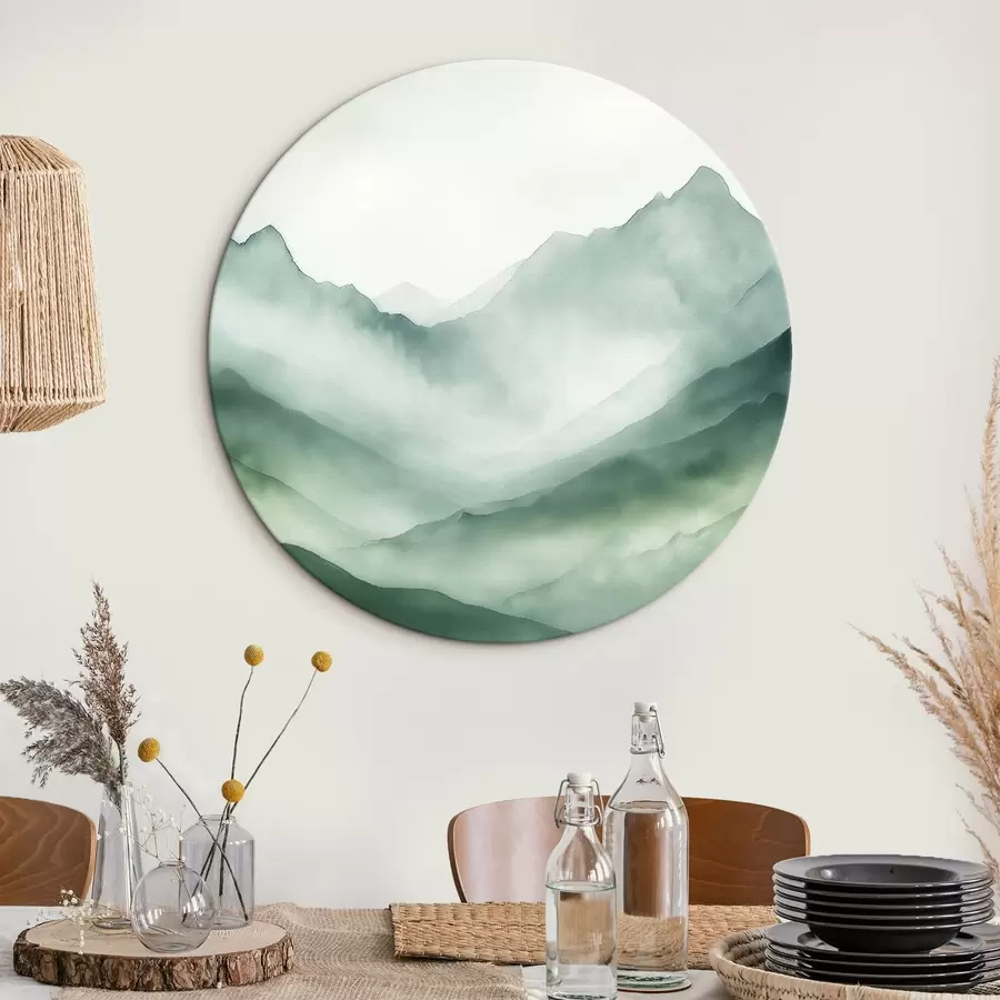 Pilt Mäed rohelistes toonides r44168