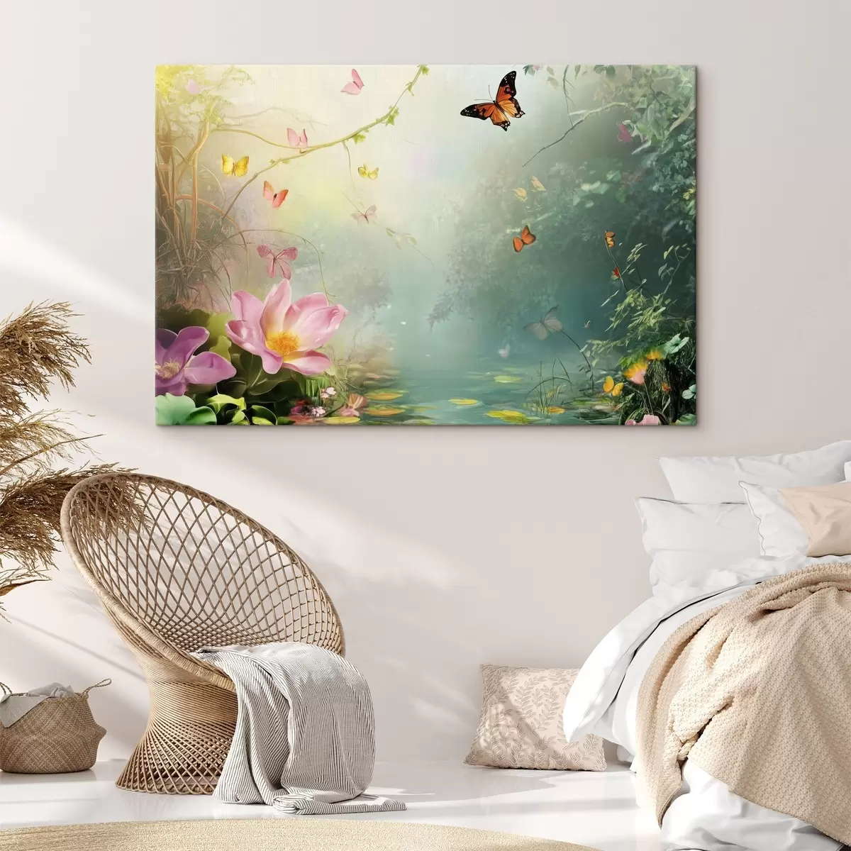 Pilt Järv metsas puude all s44216