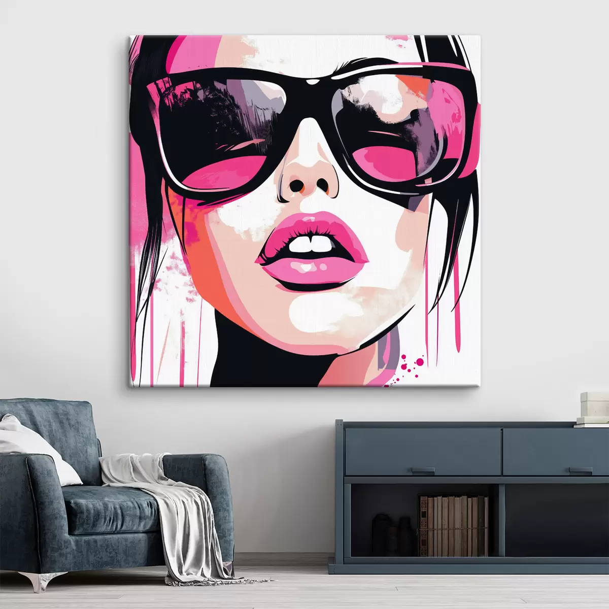 Pilt Prillidega tüdruku portree s44219