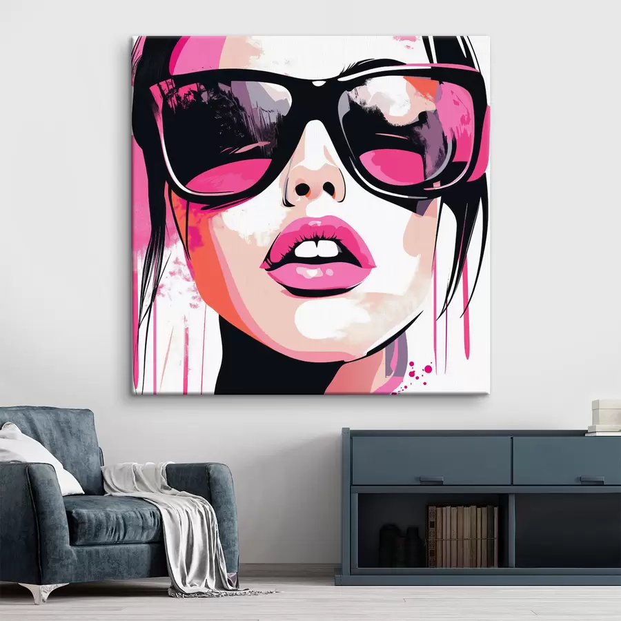 Pilt Prillidega tüdruku portree s44219