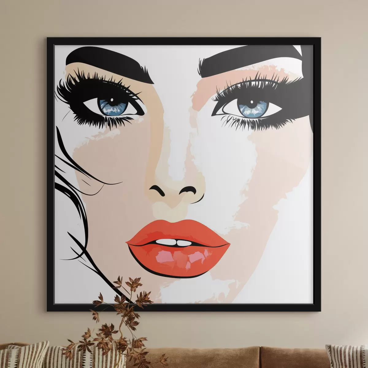 Plakat Tüdruku portree f44218