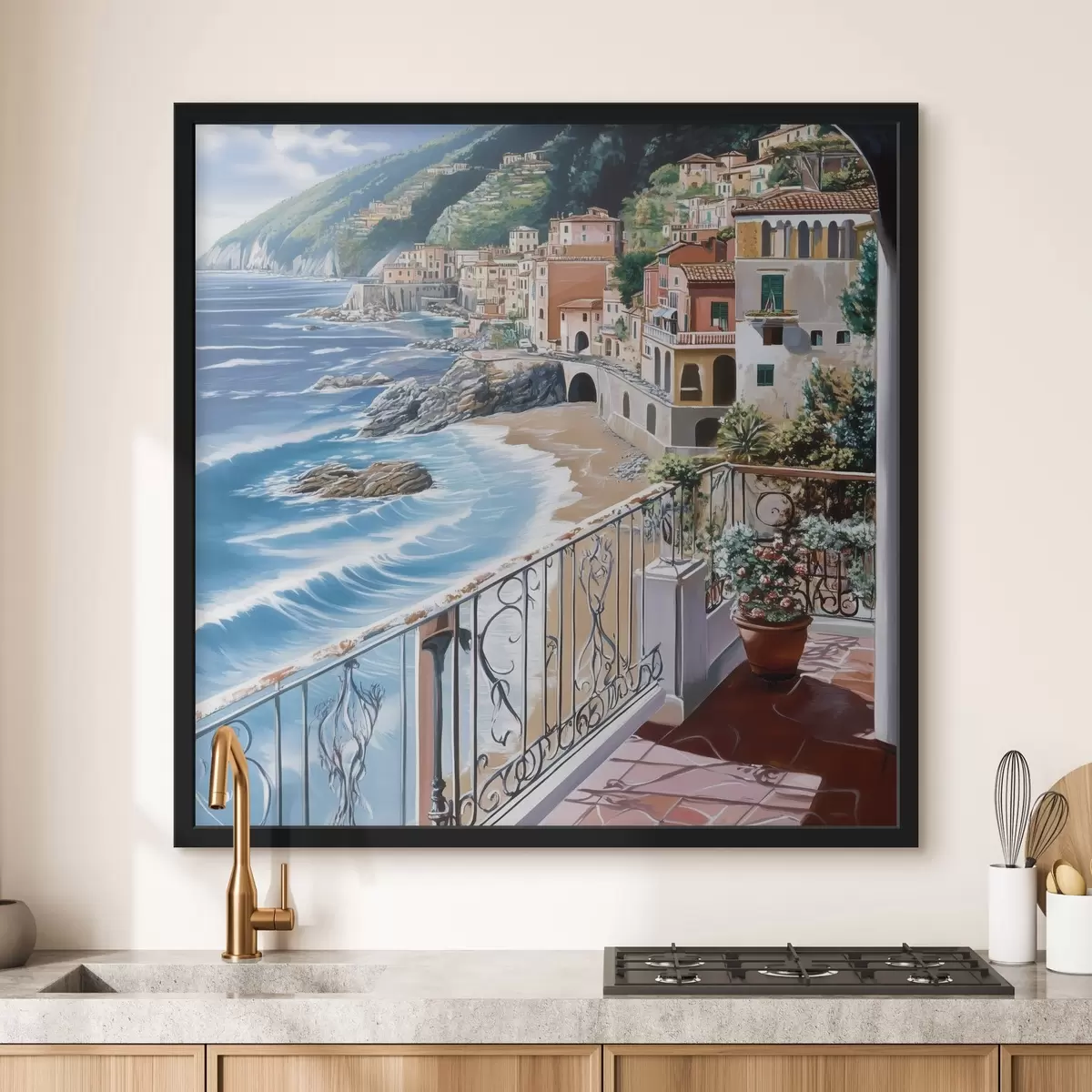 Plakat Linn mere ääres f44220