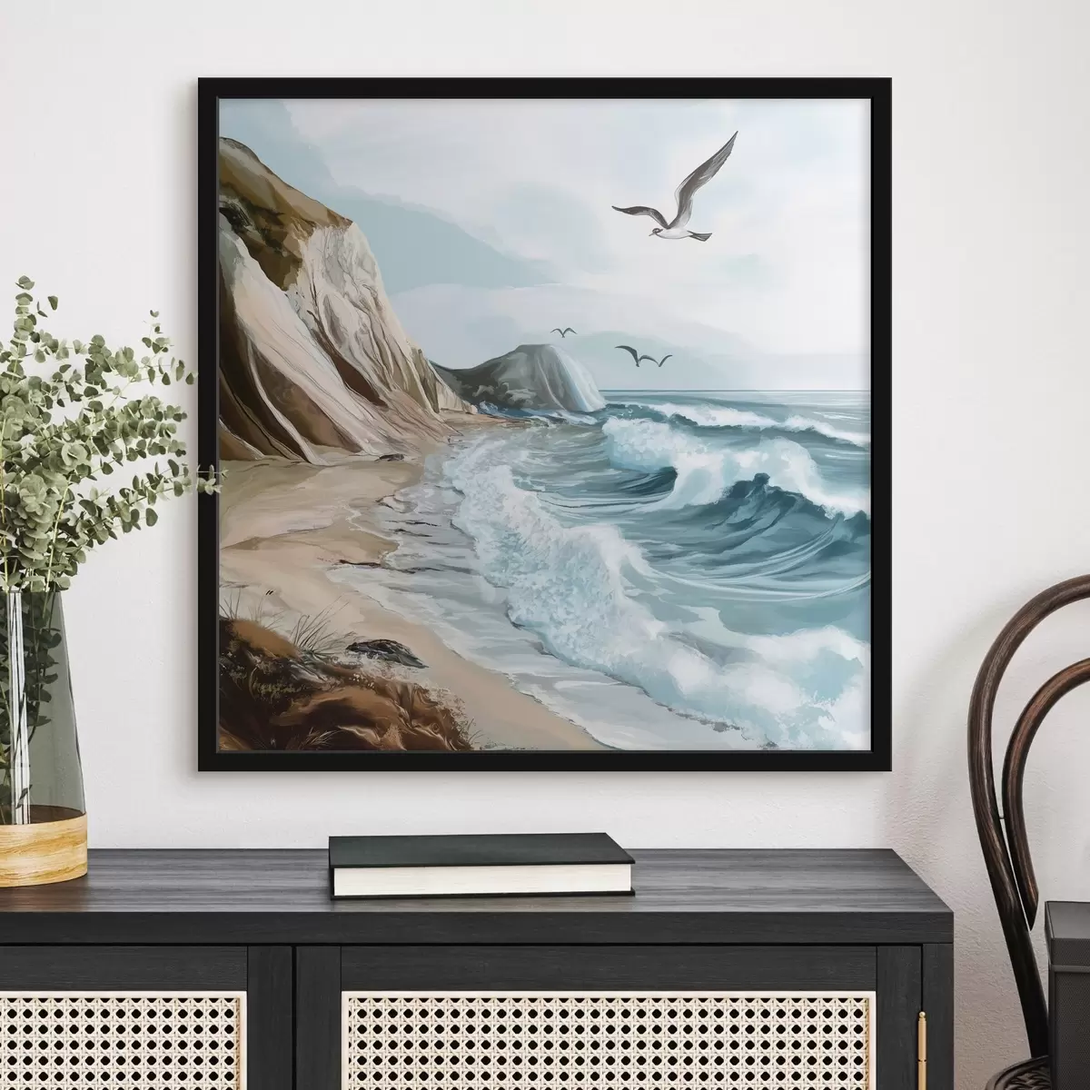 Plakat Liivarand ja linnud f44222