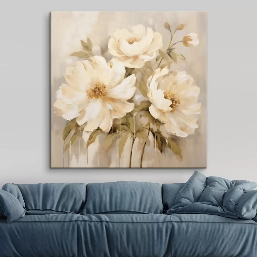 Pilt Valge kroonlehtedega lilleline kooslus s44043