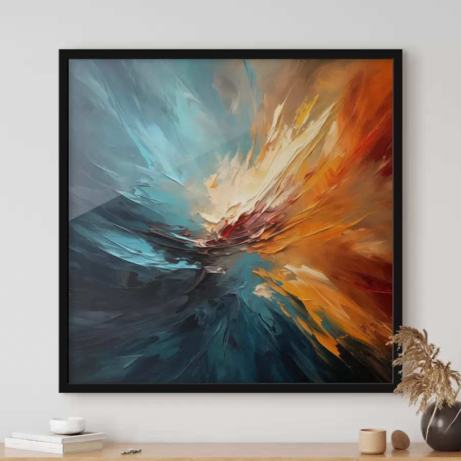 Pilt Abstraktne värvide keeris f44042