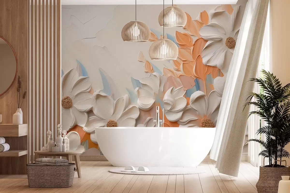 Fototapeedid Lillede imitatsiooni maalimine w03900