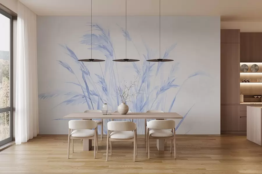 Fototapeedid Ühevärvilised vintage nisu kõrvad w09068v1