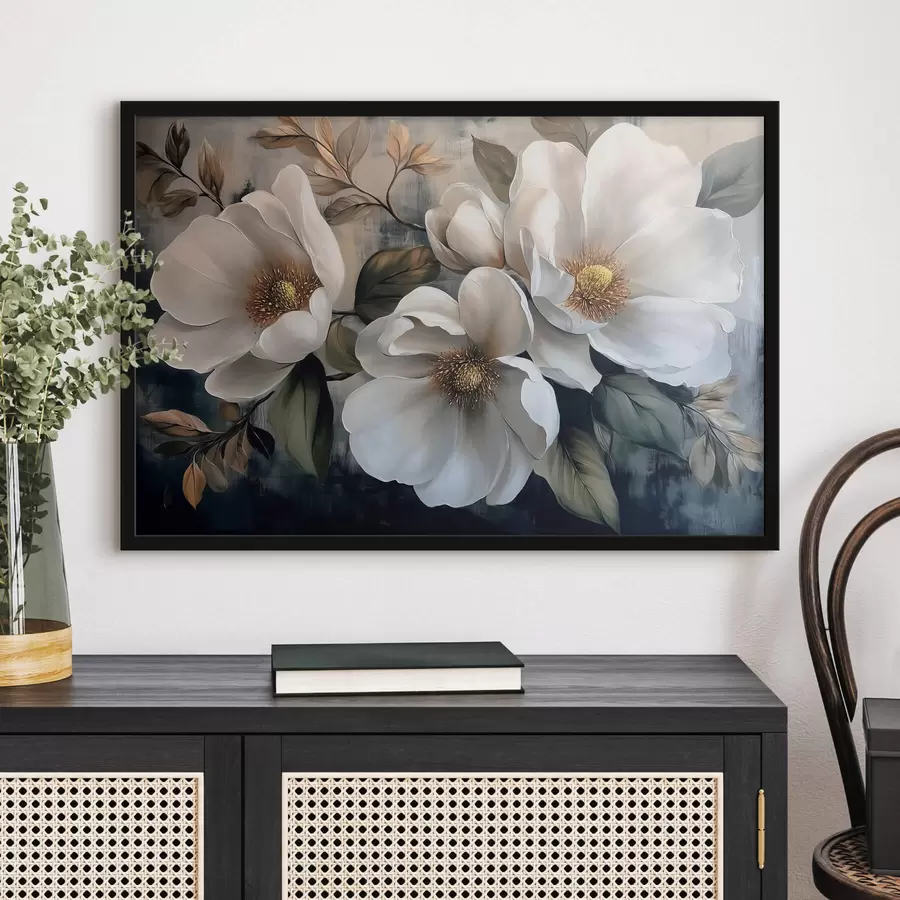 Fototapeedid Suured lilled vintage taustal f44260