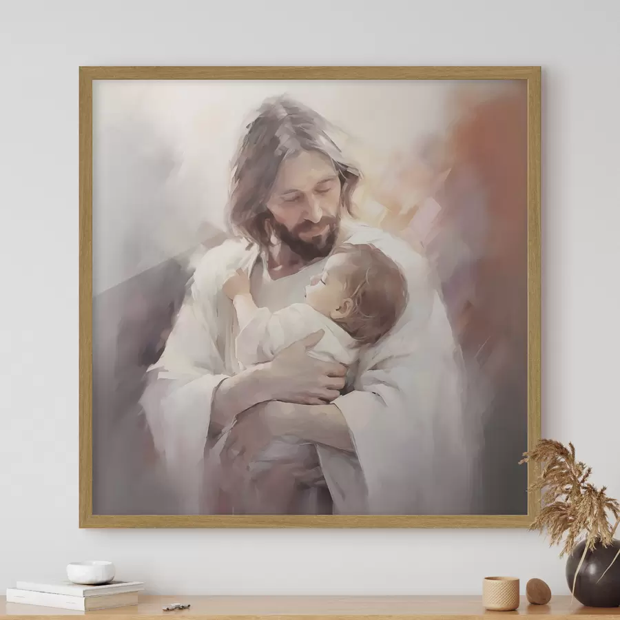Fototapeedid Jeesus koos lapsega f44283