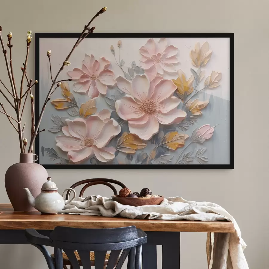 Fototapeedid Lillede imitatsiooni maalimine f44289