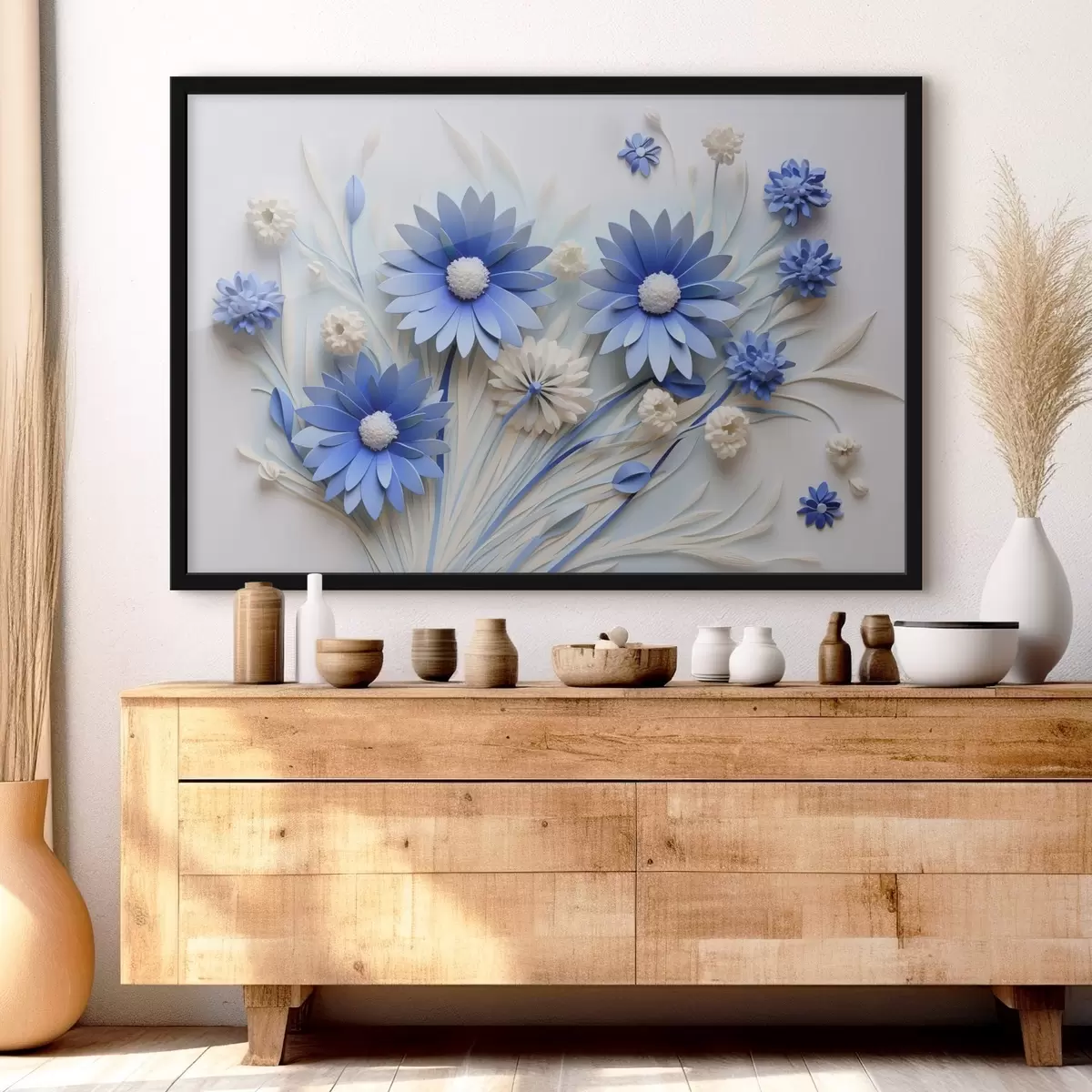 Plakat Sinised lilled f44294