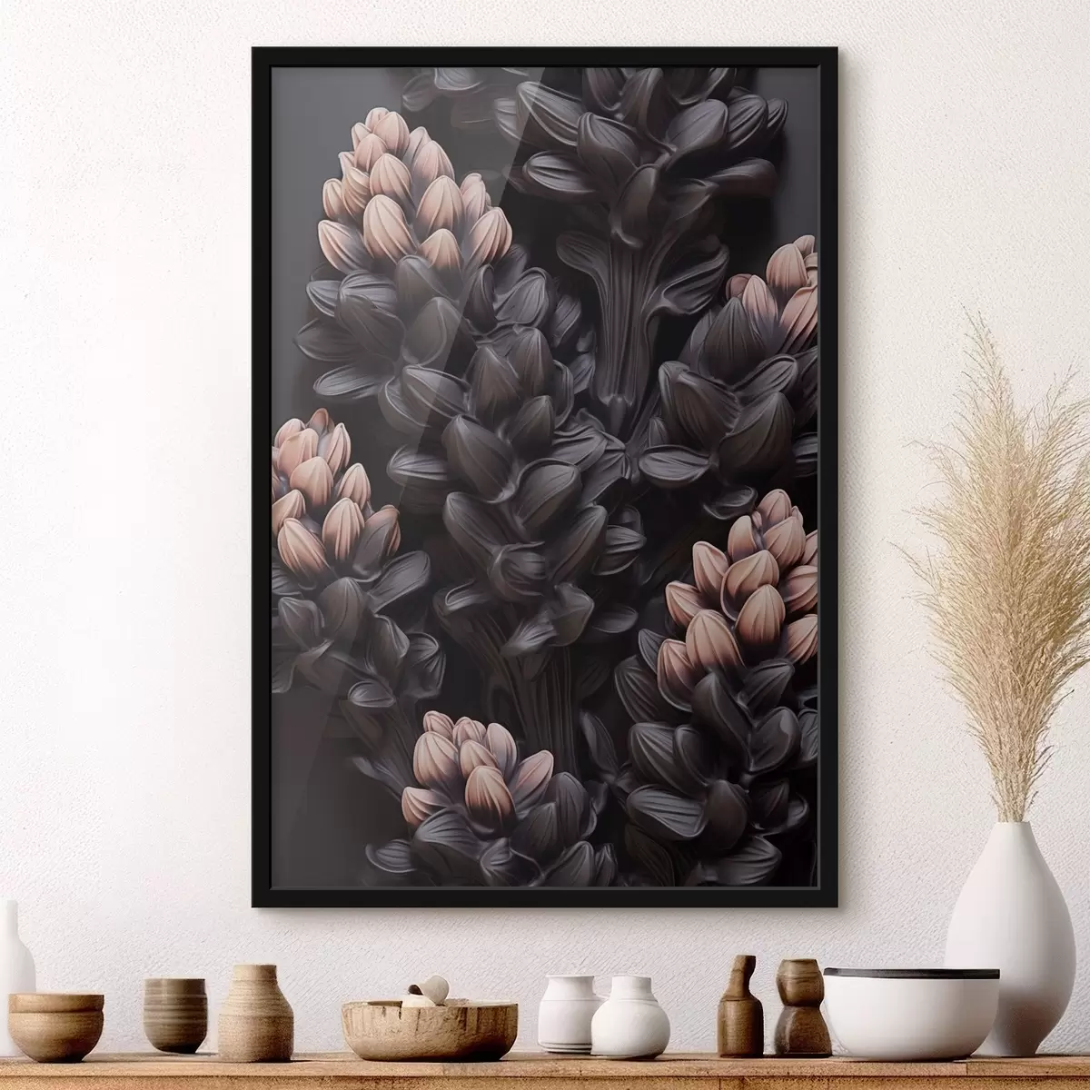 Plakat Tumedad lilled f44296