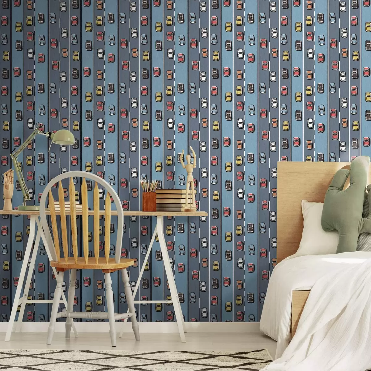 Tapeet Retroauto teel 60ndate stiilis a00118v1