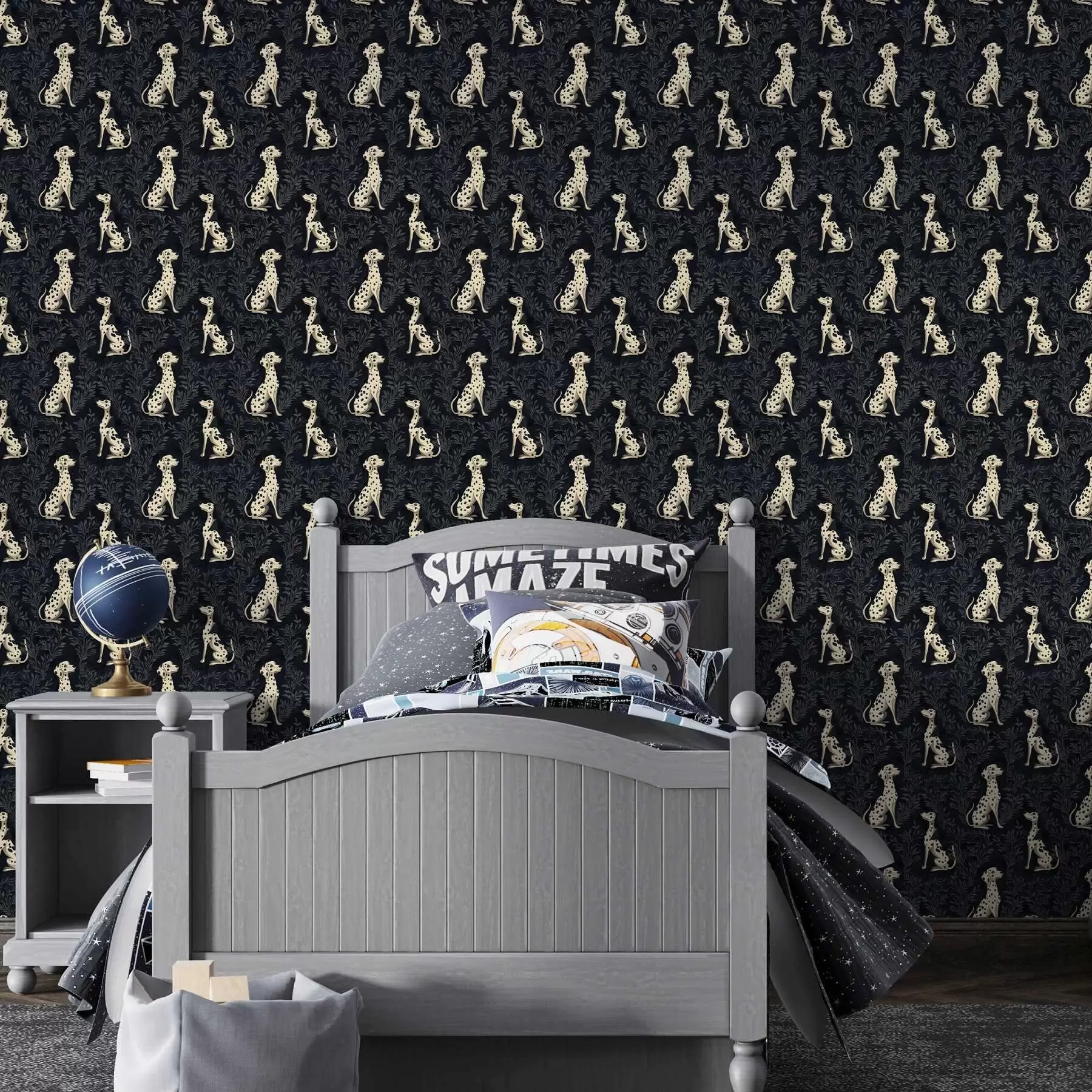 Fototapeedid Dalmaadid tumedal taustal a00121