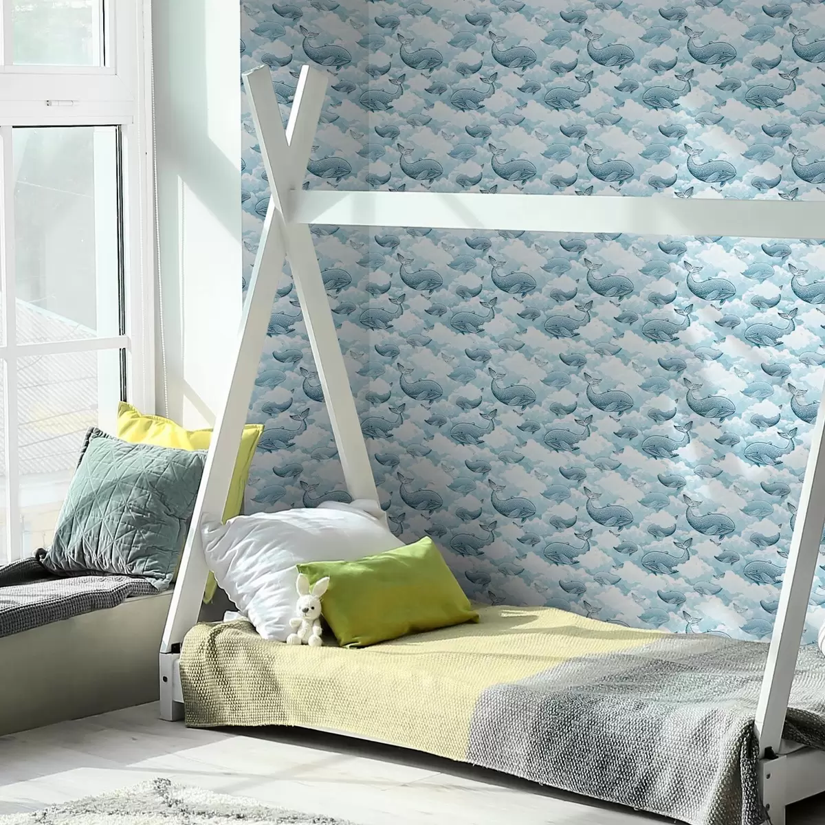 Tapeet Vaalad ja pilved a00123