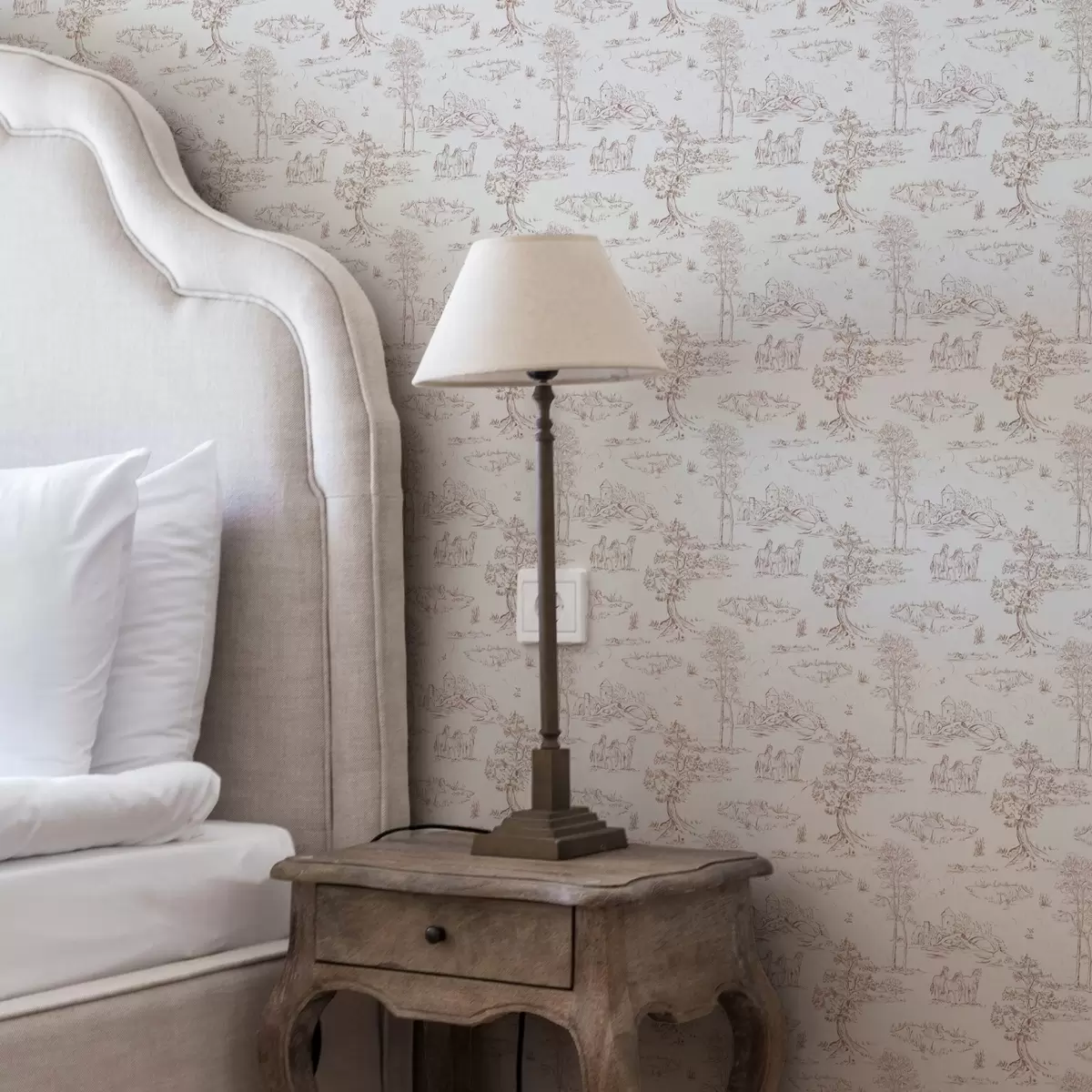 Tapeet Maakera koos lossi ja hobustega a00133