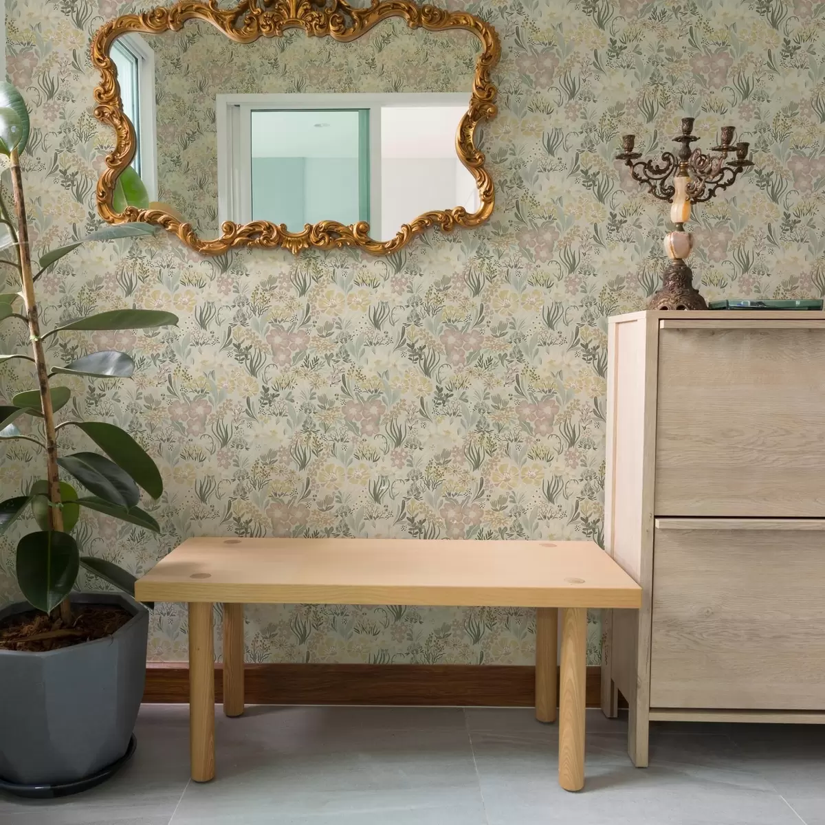 Tapeet Lilleprindi pastelses paletis a00154v1