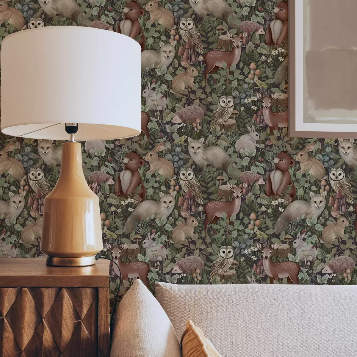 Tapeet Metsloomad muinasjutu stiilis a00156