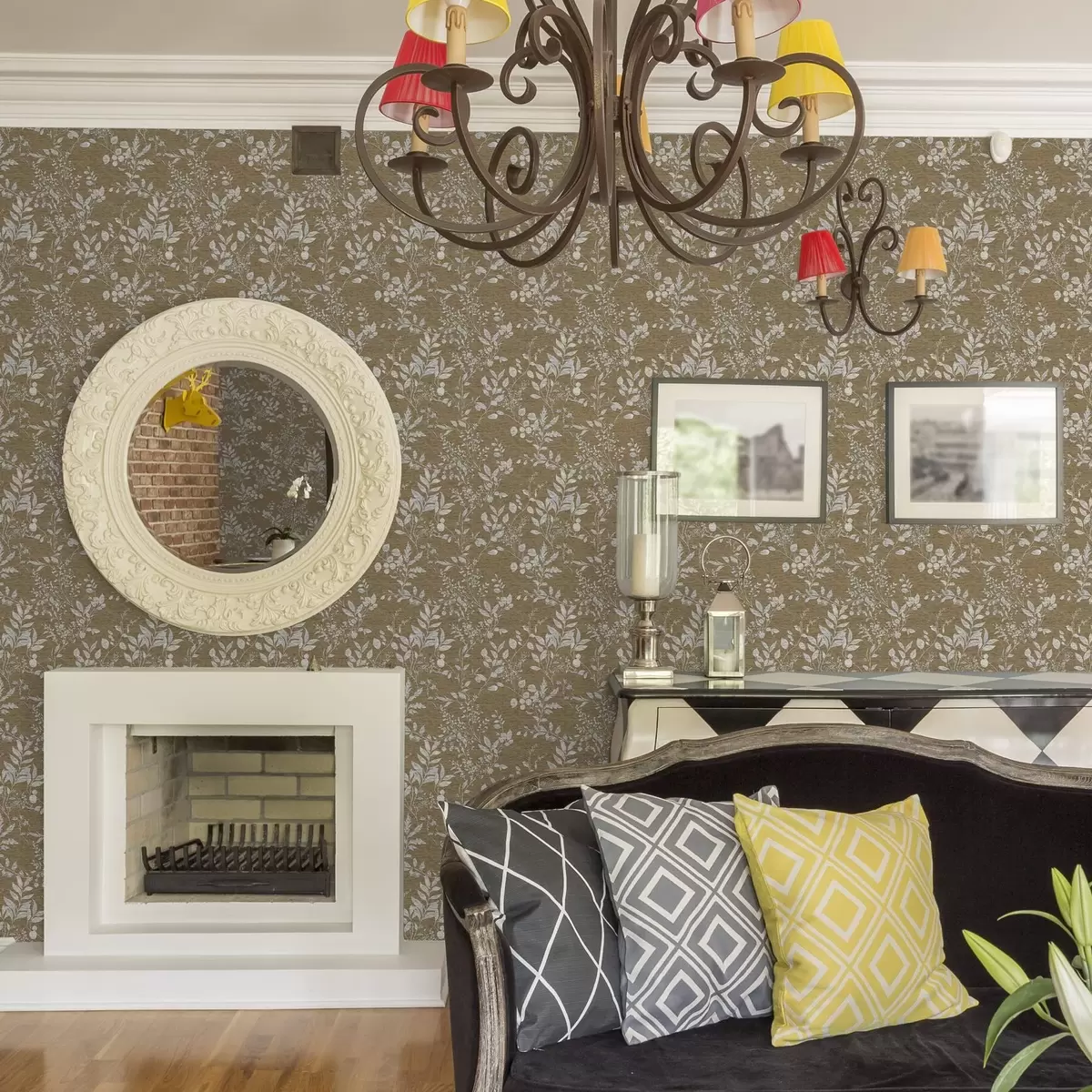 Tapeet Taimed ja valged oksad a00166v1