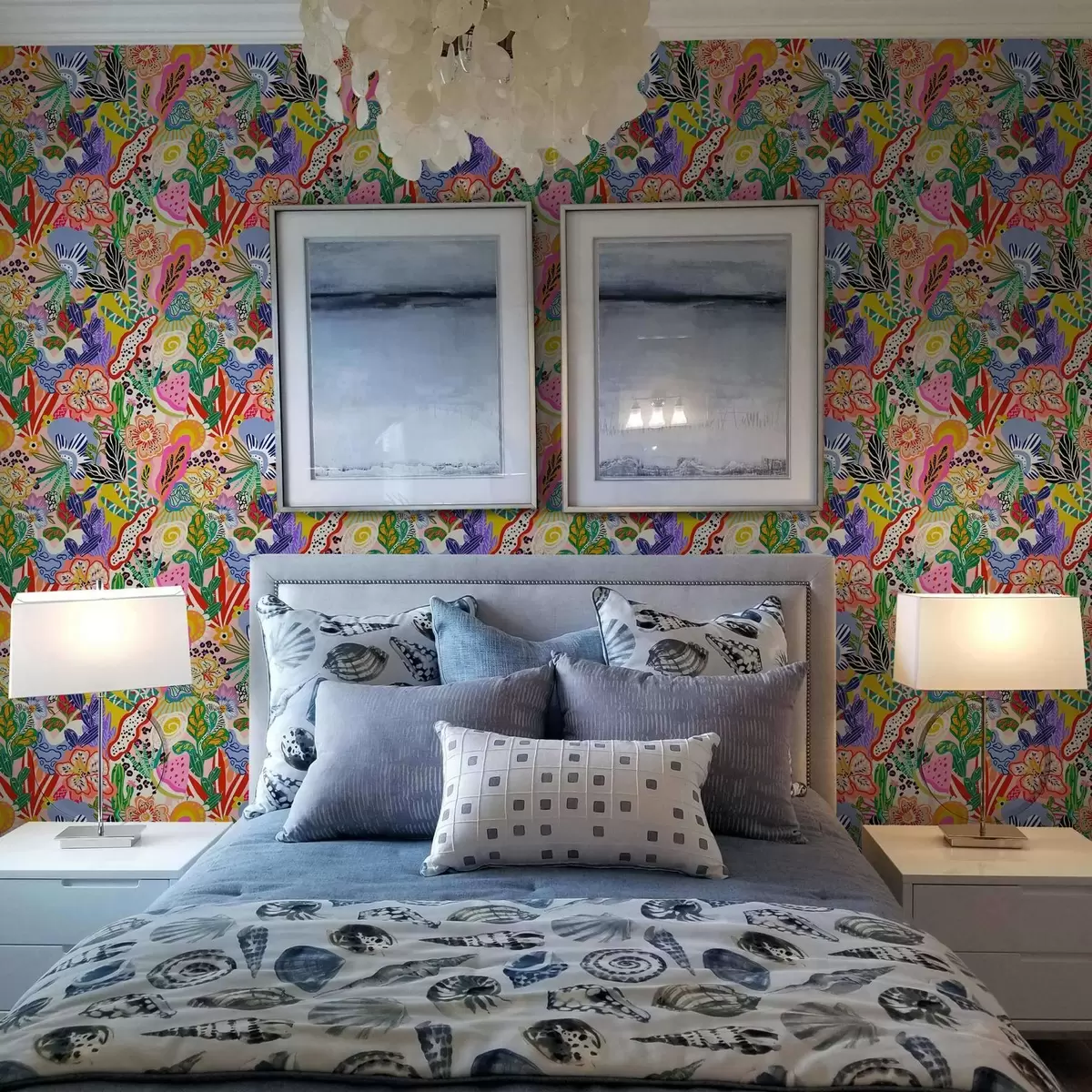 Tapeet Abstraktne lilleprindi pop art stiilis a00167