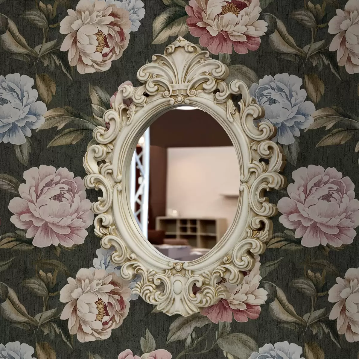 Tapeet Ploomid tumerohelisel taustal a00106