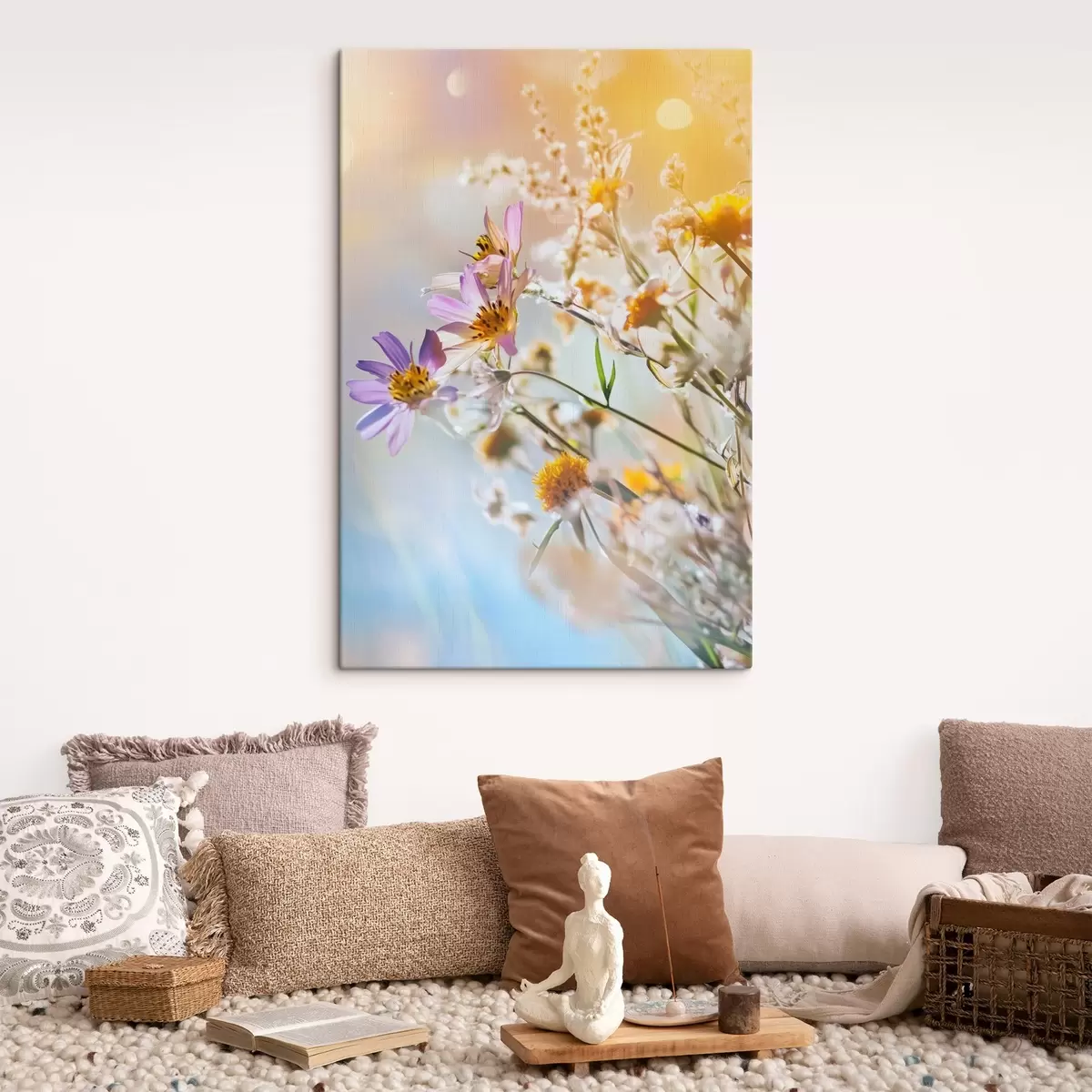 Pilt Looduslilled heledal taustal s44314