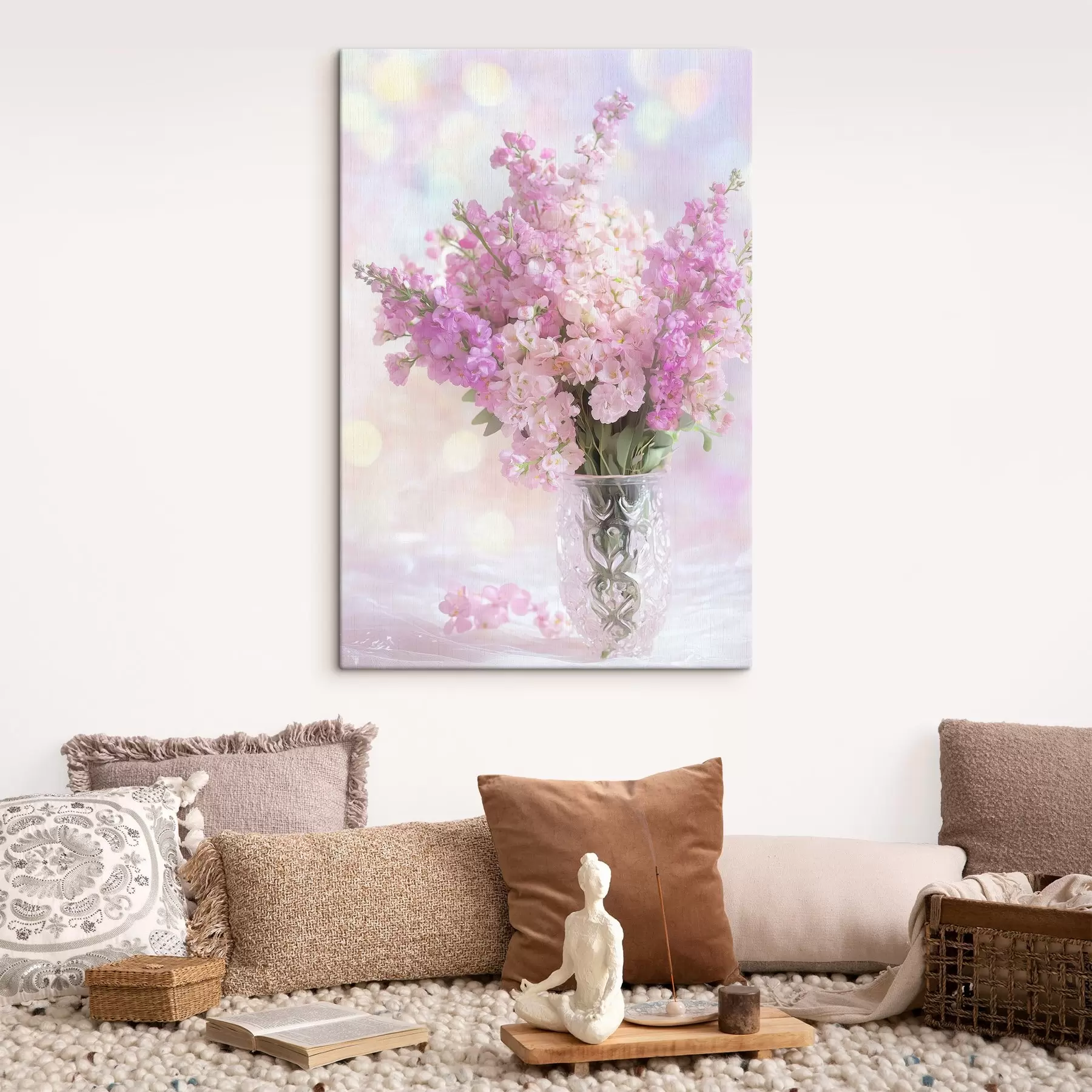 Fototapeedid Roosa kimp vaasis s44315