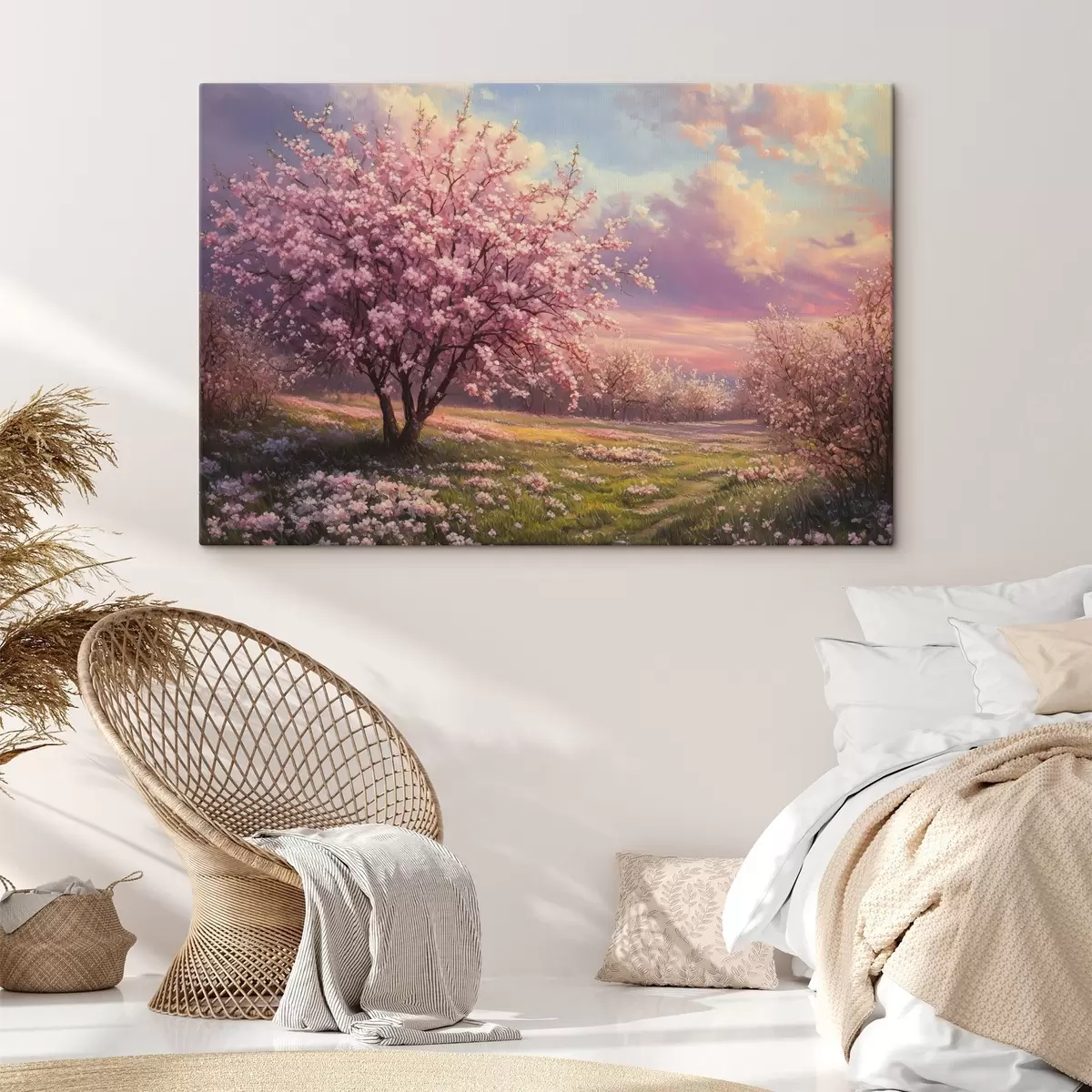 Pilt Õitsevad roosad puud s44324