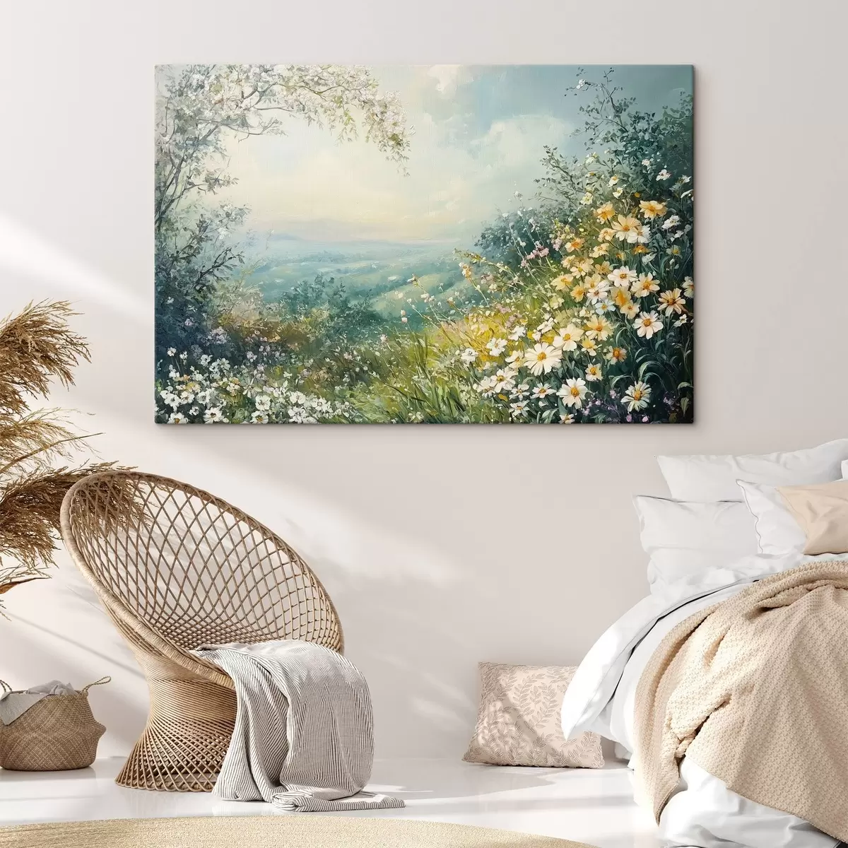 Pilt Õitsvad põllud mägedes s44325