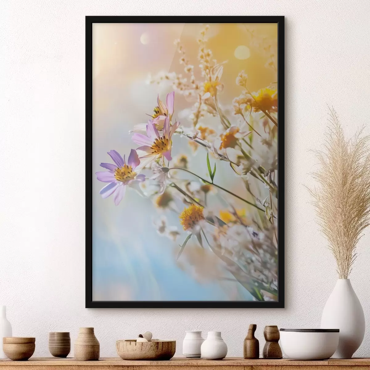 Plakat Looduslilled heledal taustal f44314