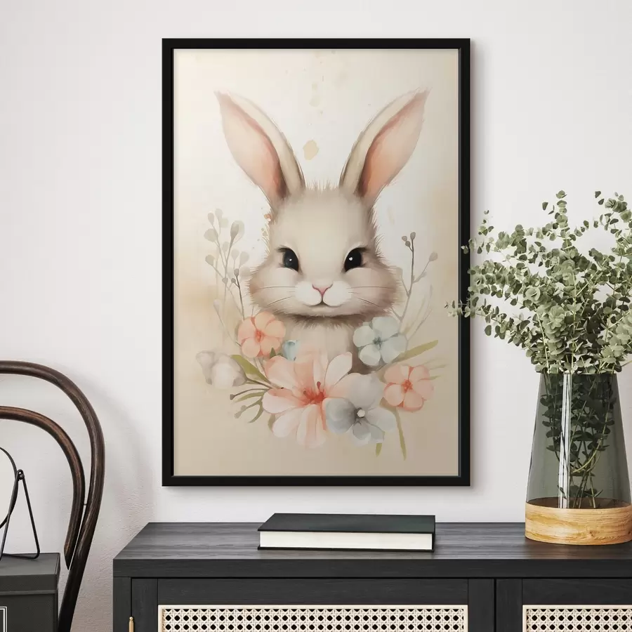 Fototapeedid Püsanka õrnal sinisel taustal f44385