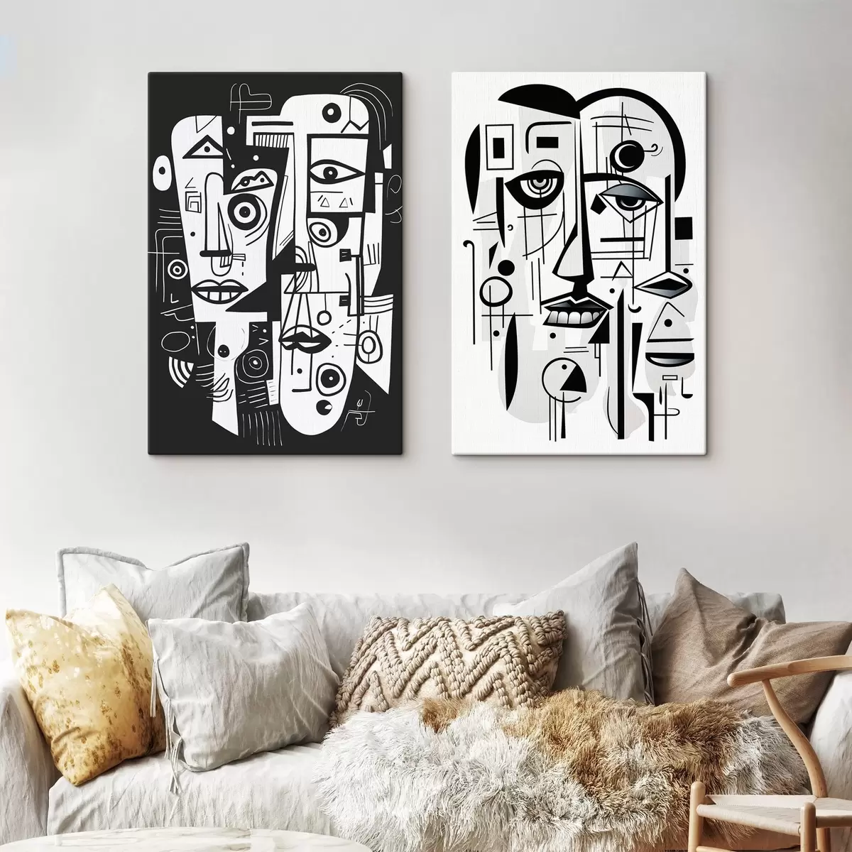 Pilt Abstraktsed näod m00456