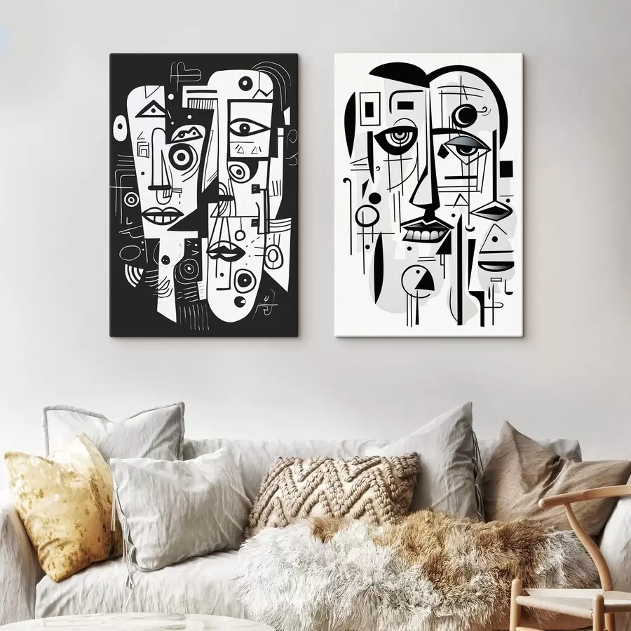 Pilt Abstraktsed näod m00456