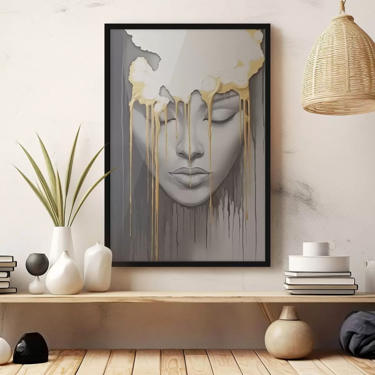 Plakat Lapse nägu värviga f44265