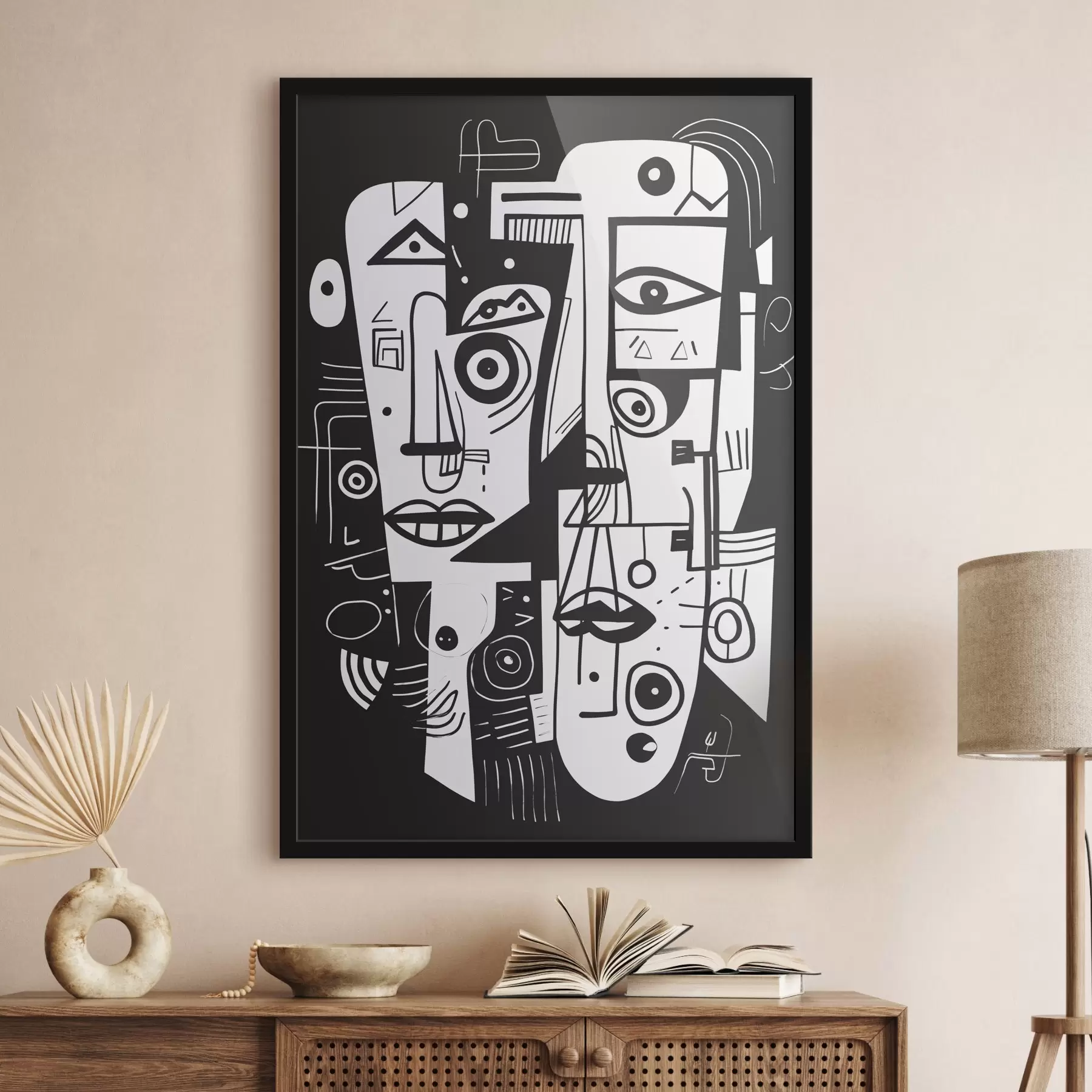 Pilt Abstraktne nägu f44275