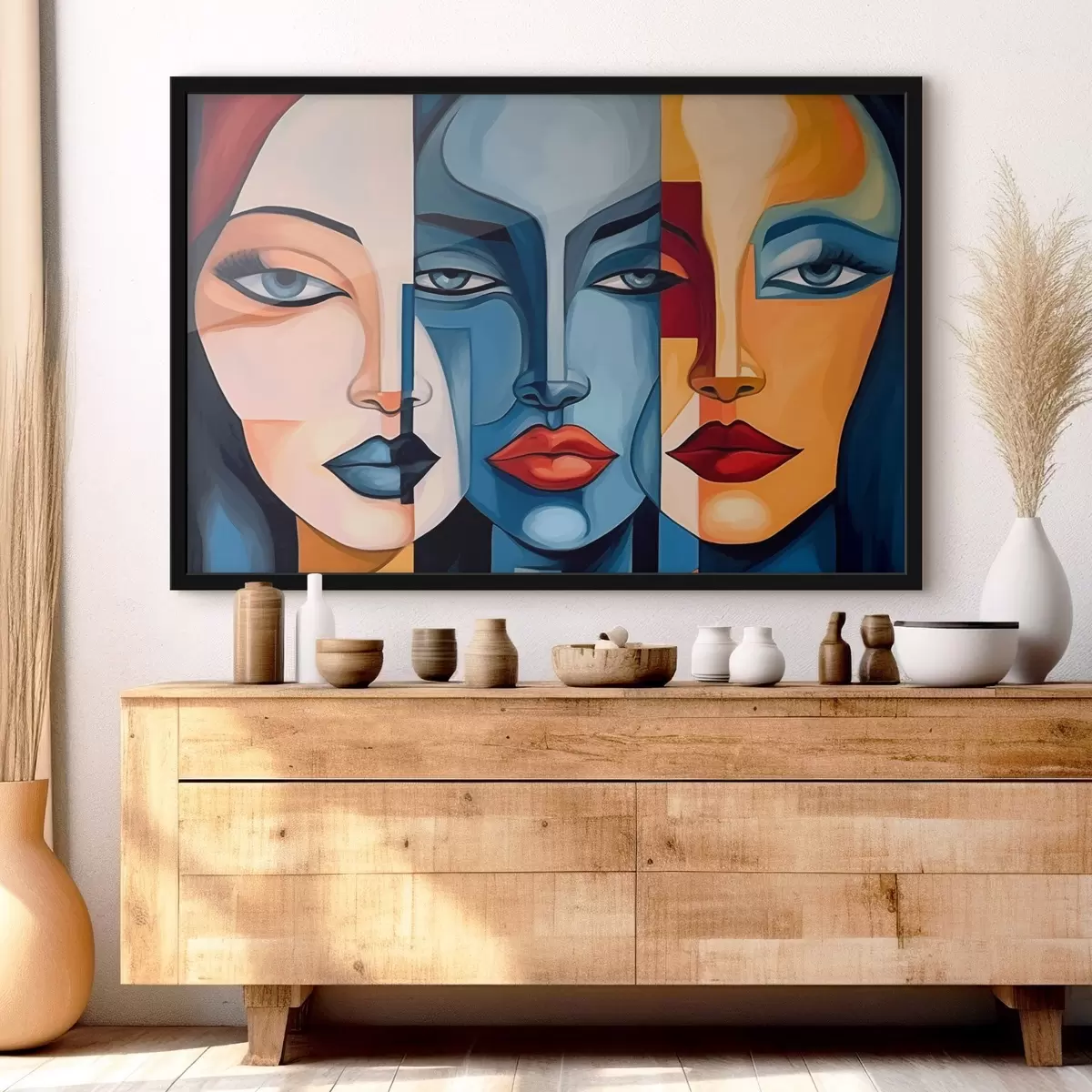 Plakat Abstraktsed näod f44279