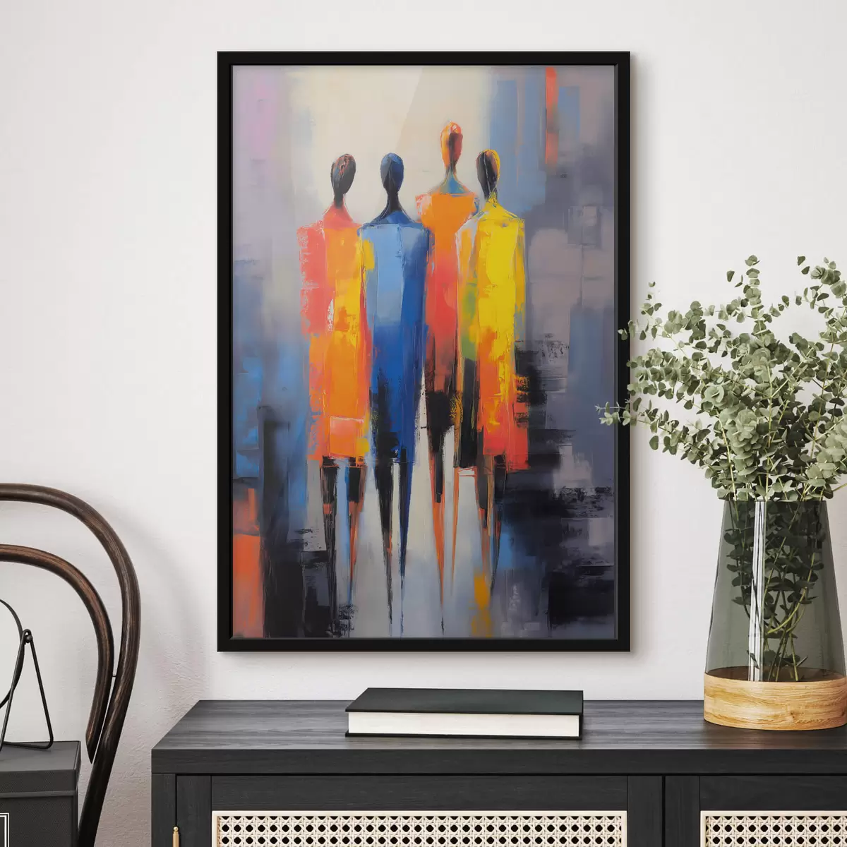 Plakat Abstraktsed inimfiguurid f44367