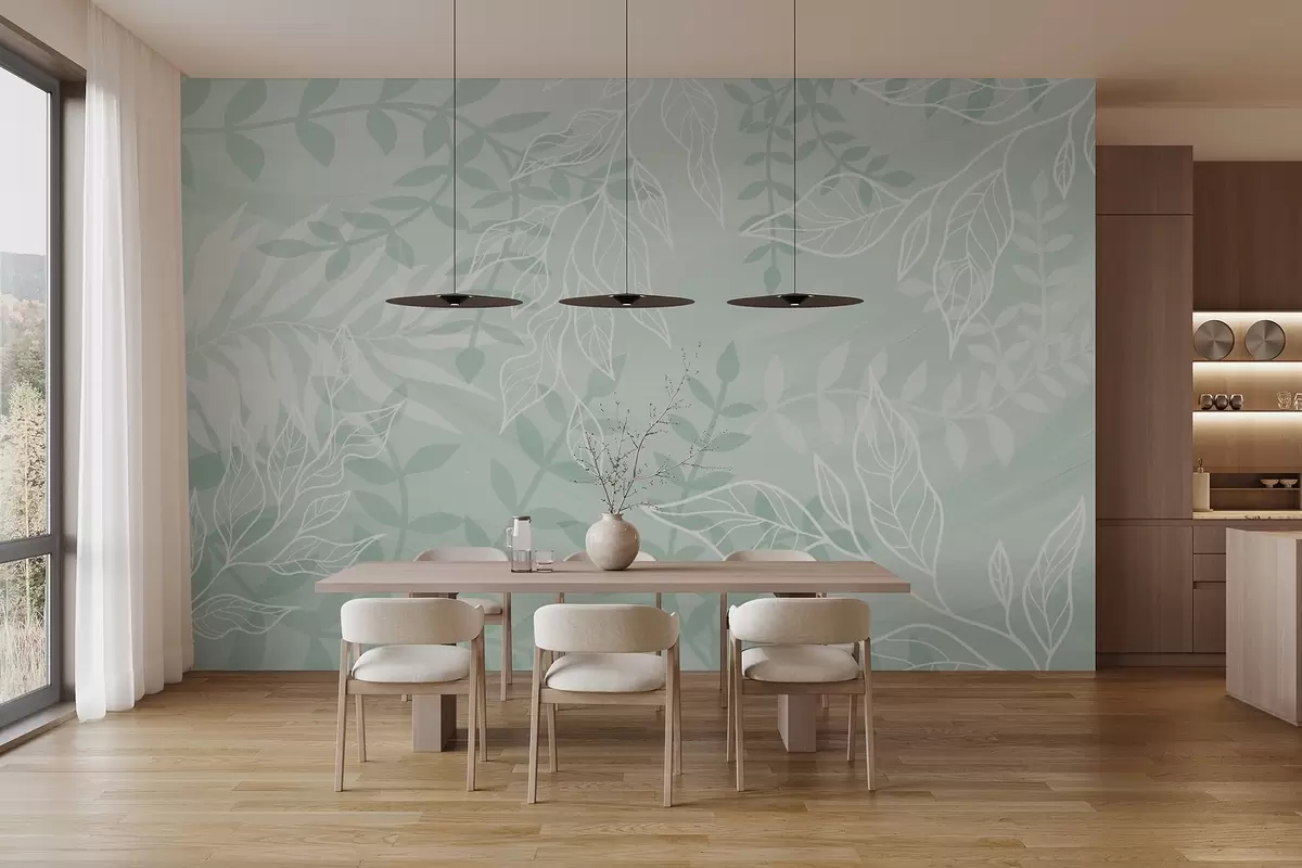 Fototapeedid Kujundatud lehed w03984v2