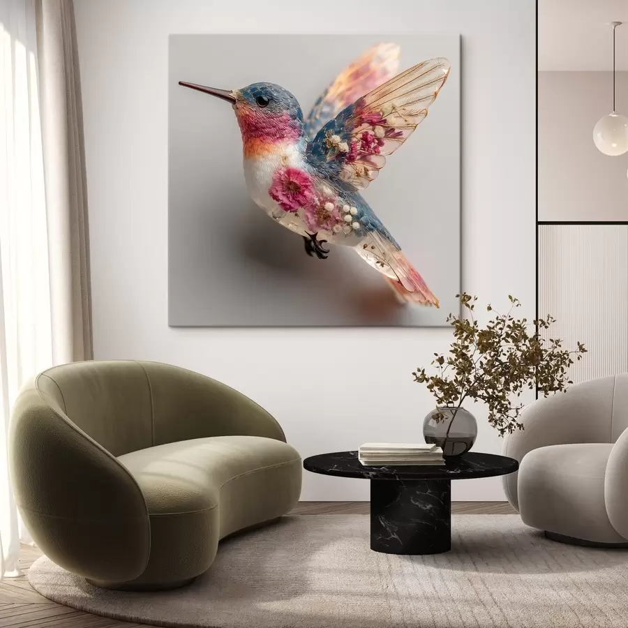 Pilt Kristalliline kergus koos lillelise südamega s44353